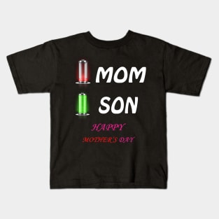 Happy mother's day mom son Kids T-Shirt